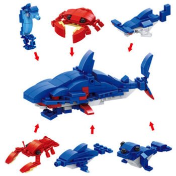 Kid's Ocean Animal Building Blocks Toy (1pc Random)